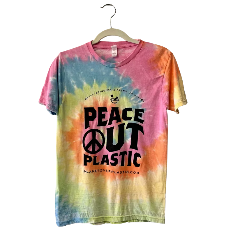 Peace Out Plastic T-Shirt