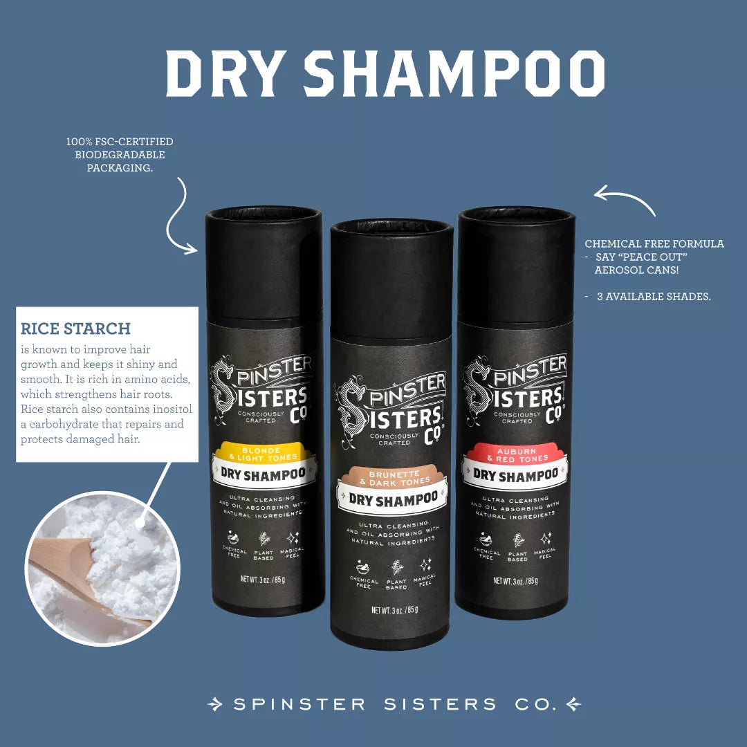 Embracing the Natural Magic of Spinster Sisters Dry Shampoos