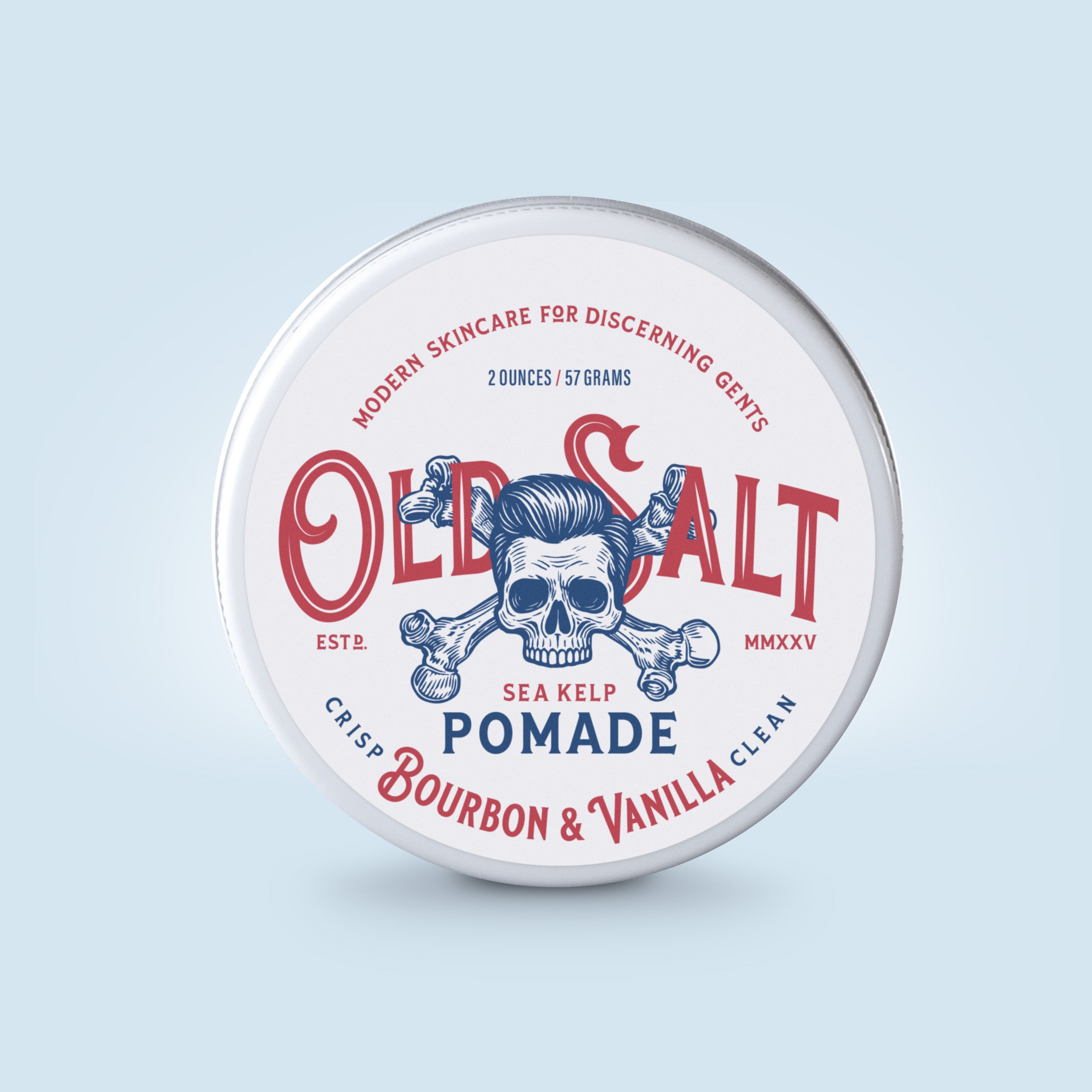Bourbon + Vanilla Pomade with Undaria Sea Kelp 2 oz (Copy)