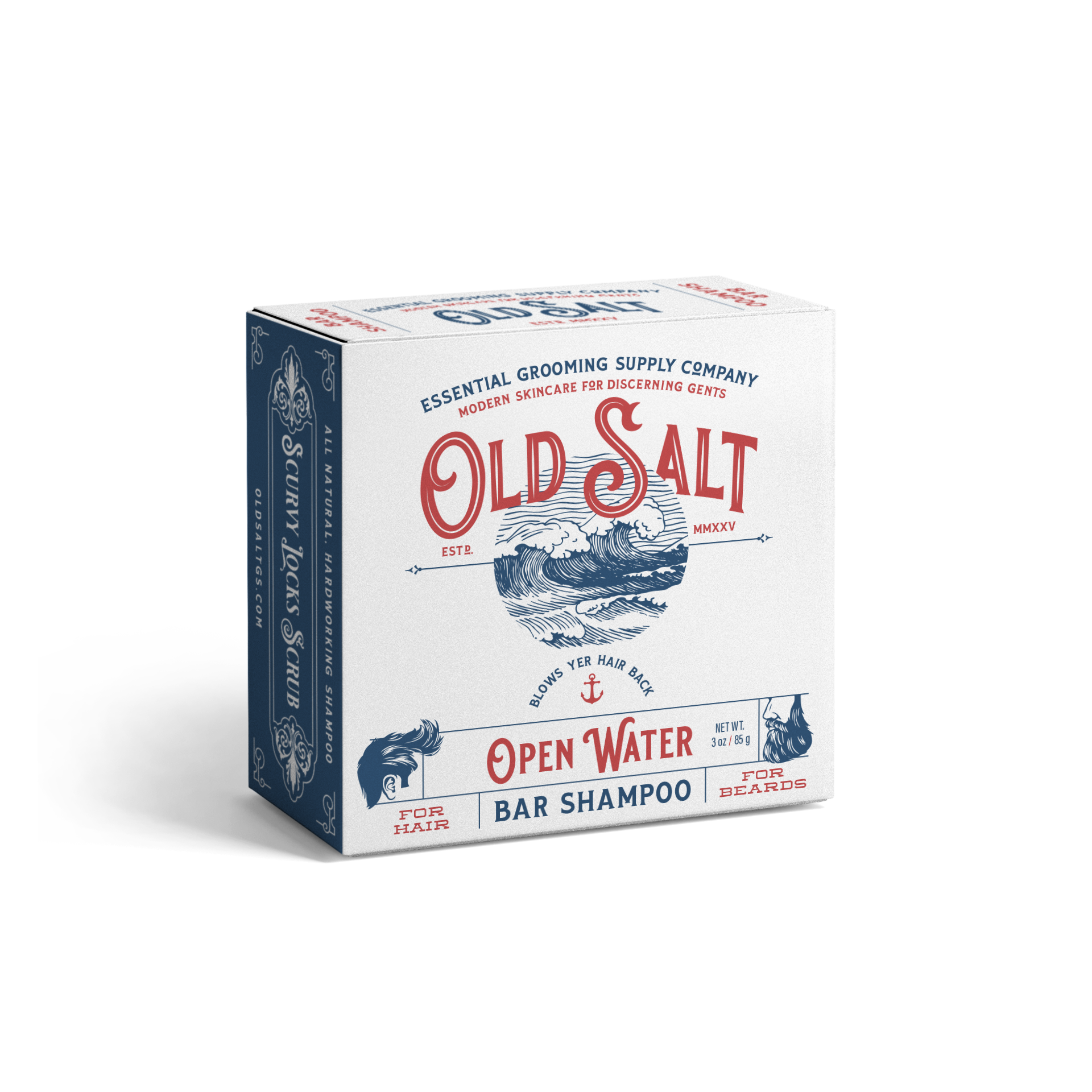 Box of Old Salt Open Water Bar Shampoo