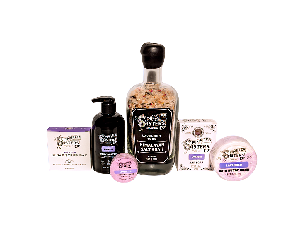 Sister Sisters Co. Lavender products.