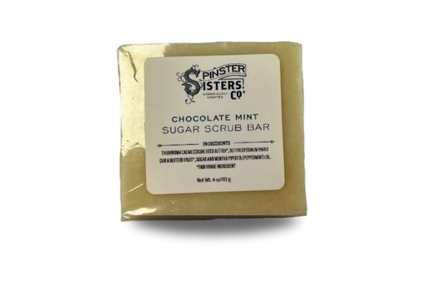 Chocolate Mint Sugar Scrub Bar