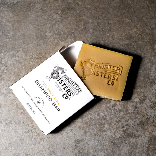 Plastic-Free Coconut Lime Hair Care Bundle | Spinster Sisters Co.