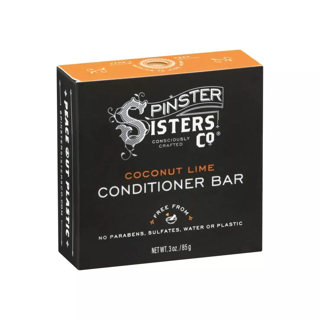 Plastic-Free Coconut Lime Conditioner Bar