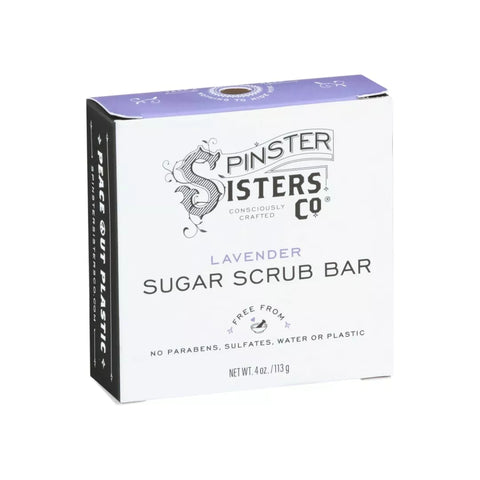 spinster sisters lavender flower toner Spinster Sisters CO: Bar Sugar Scrub Lavender, 4 oz