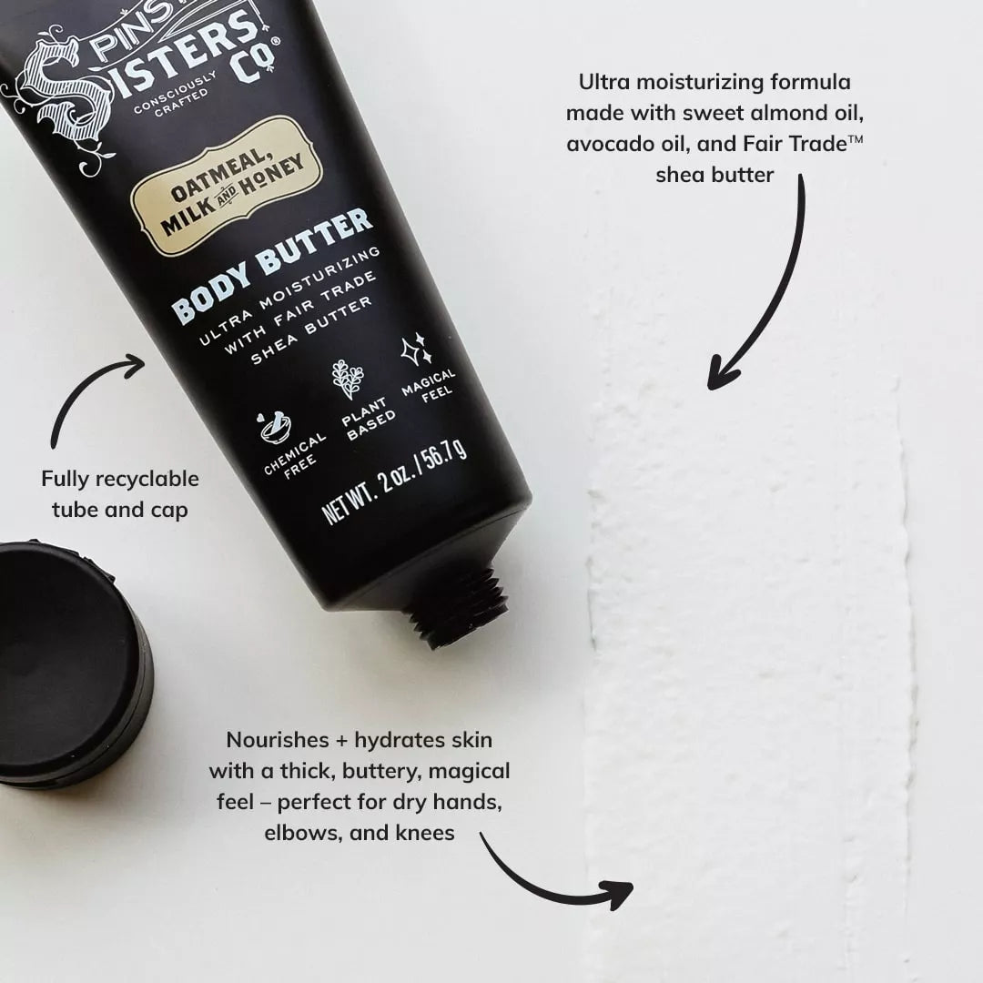 Oatmeal, Milk & Honey Body Butter 2 oz. Tube