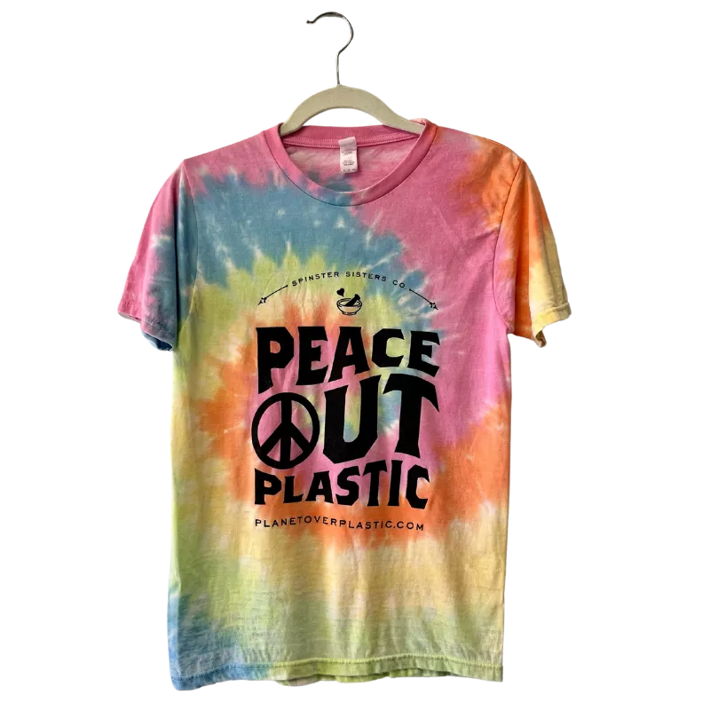 Unique Graphic T Shirts - Peace Out Plastic