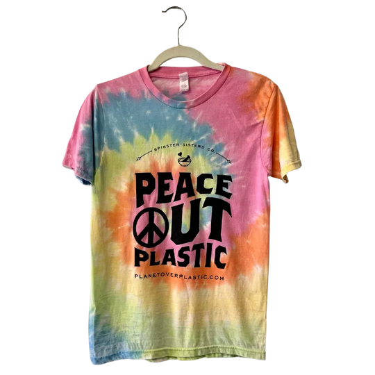 Peace Out Plastic T Shirt